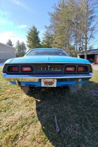Classic Blue Muscle Car..
