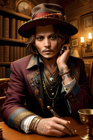 3D Art Of Johnny Depp