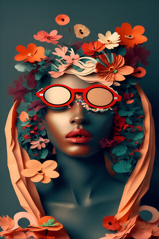 3D Paper Art Model
