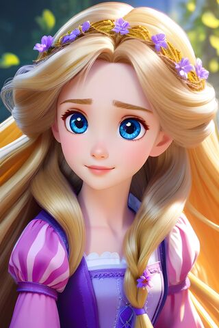 3D Rapunzel
