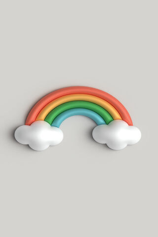 Cheerful Rainbow 🌈☁️