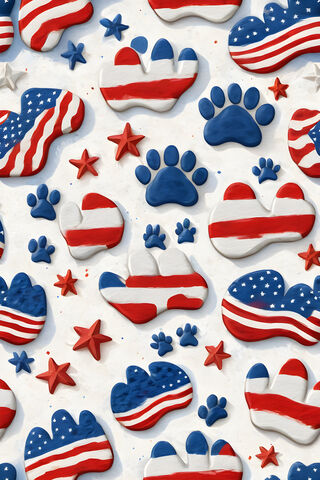 Patriotic Paws 🐾🇺🇸