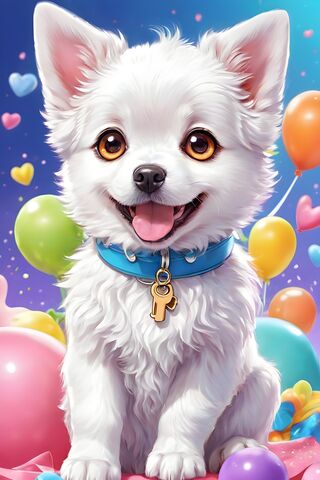 Joyful Paws and Colorfu..