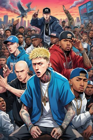 8 Mile Two, Mgk Vs Eminem