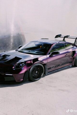 Stunning Purple Porsche GT3