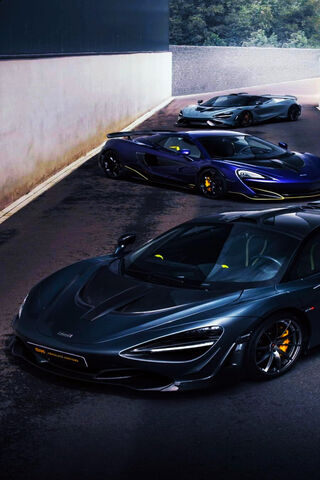 McLaren Marvels: A Trio of Speed 🏎️✨