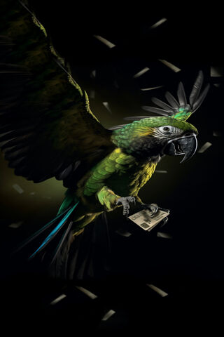 The Money-Making Macaw ..