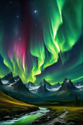 Enchanting Aurora Over ..