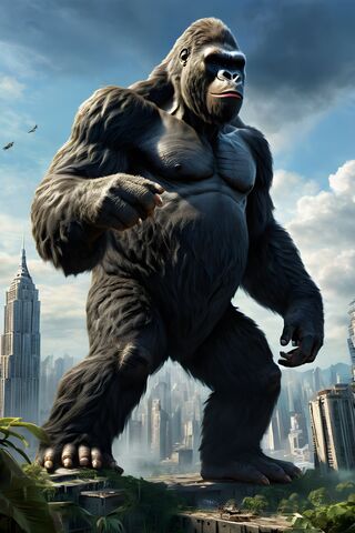 Mighty King of the Jungle 🦍🏙️