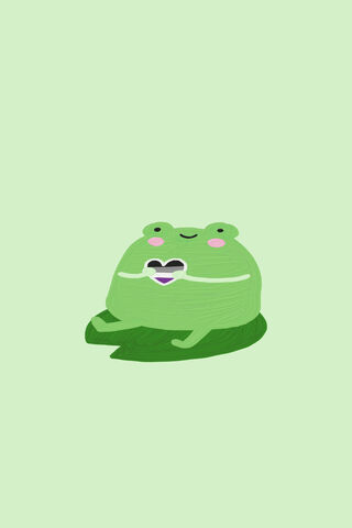 Cute Frog with a Heart 💚🐸