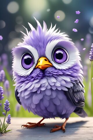 A Bird With A Yellow Beak