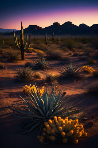Desert Serenity at Dusk..