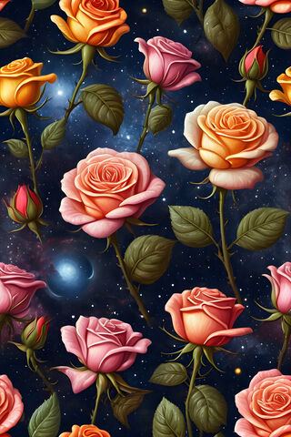 Astronomical Themed Roses
