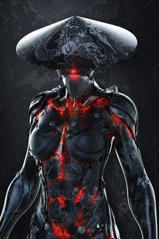 Futuristic Samurai Warr..