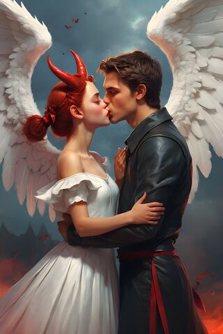 Heavenly Embrace: Love Beyond Boundaries' 💖👼