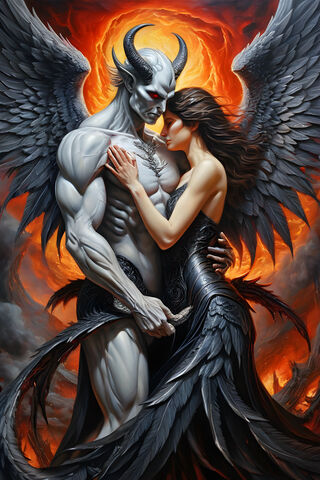 A Man and Woman In Garm..