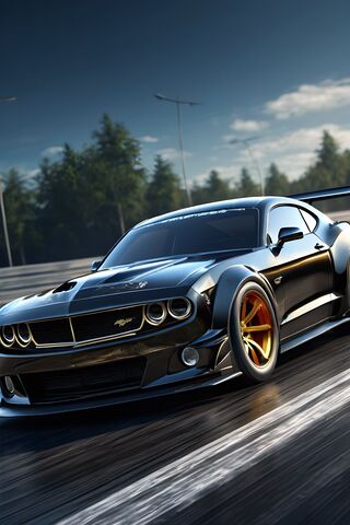 A Black Sports Car