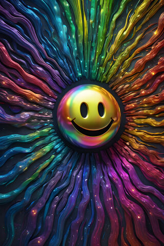 A Colorful Swirl Of Lig..