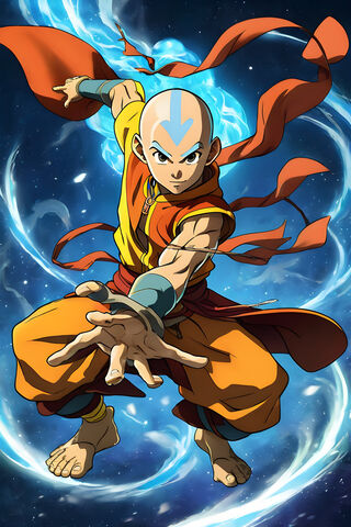 Aang: The Last Airbender in Action! 🌪️✨