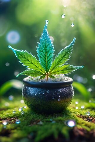 A Plant In A Pot