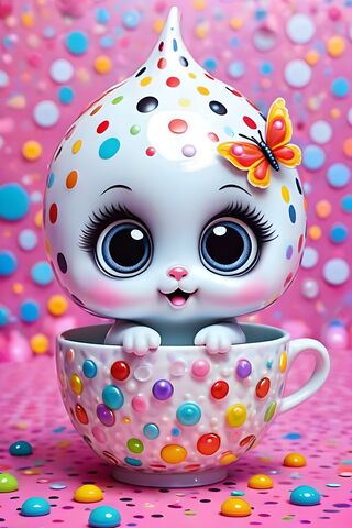 A Cup With A Face On It