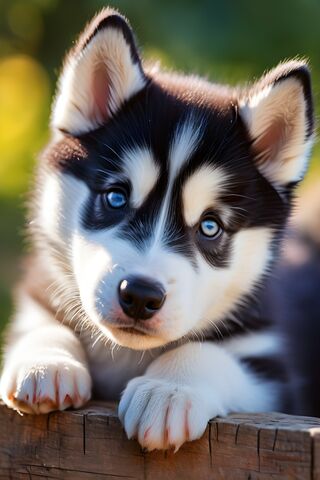 A Dog With Blue Eyes