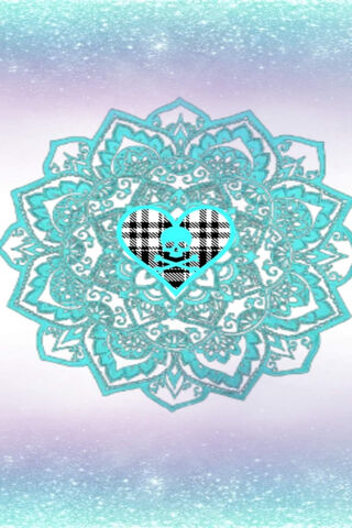 Vibrant Mandala Heart 💖✨
