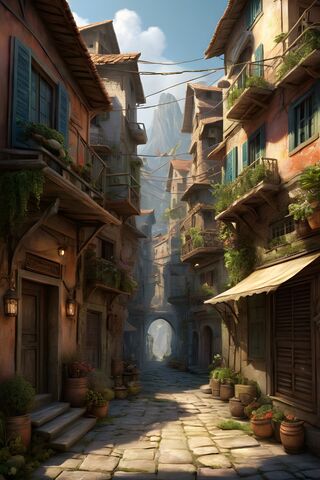 Enchanted Village Alley 🌿🏡