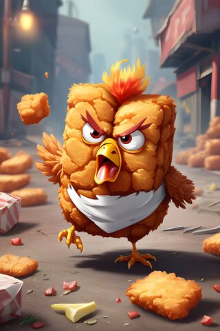 A Chicken With A
