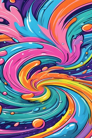 Colorful Swirl of Creativity
