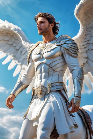 Attractive Male Angel Protector
