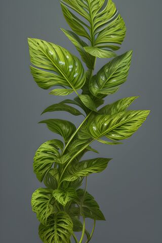 A Close-Up Of Some Leaves