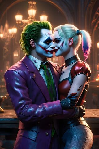 A Man and Woman Kissing