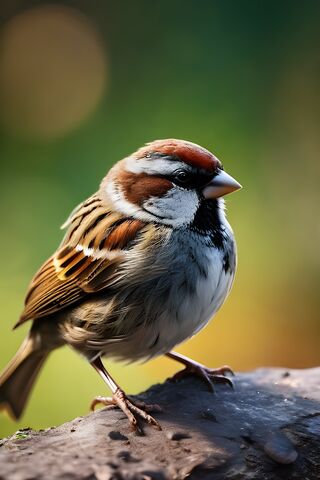 Charming Sparrow in Nature 🌿🐦