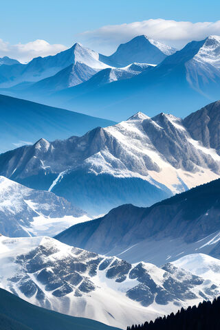 Majestic Mountain Range 🌄