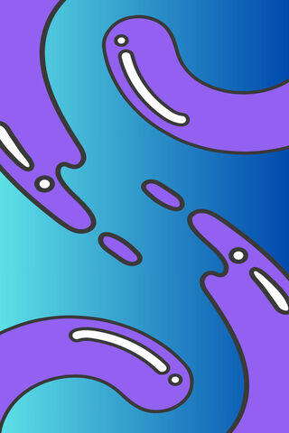Playful Purple Waves 🌊💜