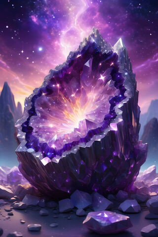 Celestial Amethyst Geod..