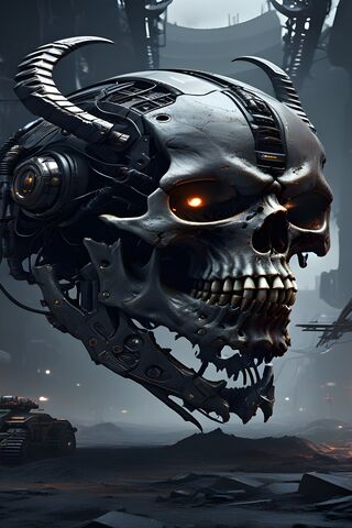 Futuristic Mechanical Skull 🤖💀