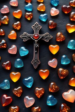 A Cross On A Surface