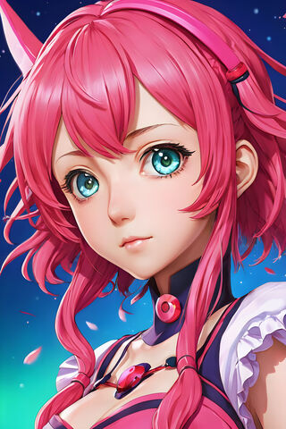 Enchanting Pink-Haired ..