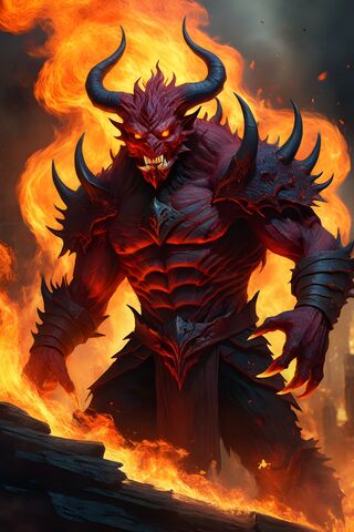 Fiery Demon of Destruction 🔥👹
