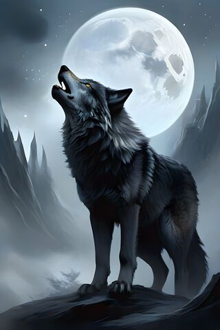 Howling at the Moon 🌕🐺