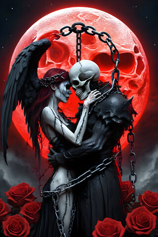 A Man and Woman In Garment