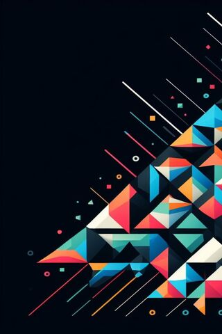 Vibrant Geometric Explosion 🎨✨