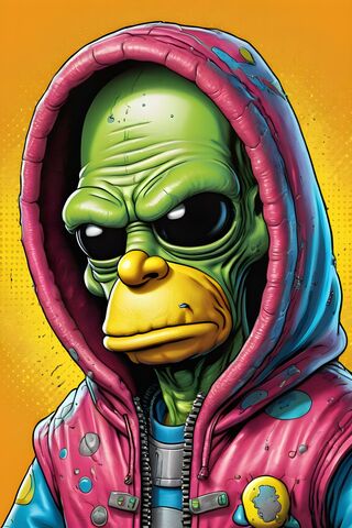 Alien Bart Simpson
