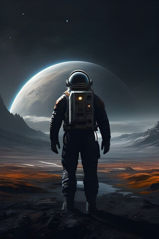 A Man In A Space Suit