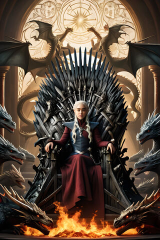 A Person Sitting In A Throne