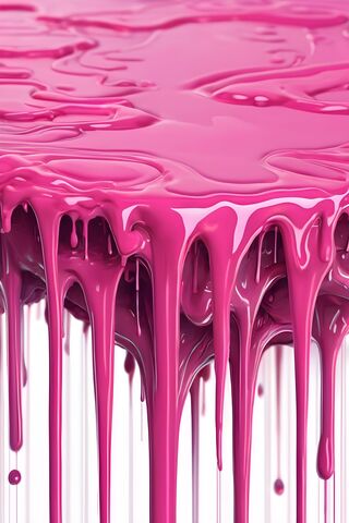 Abstract Pretty Drippy Pink Liquid