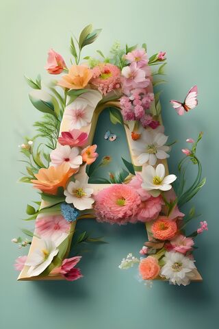 A Vase With Flowers Let..