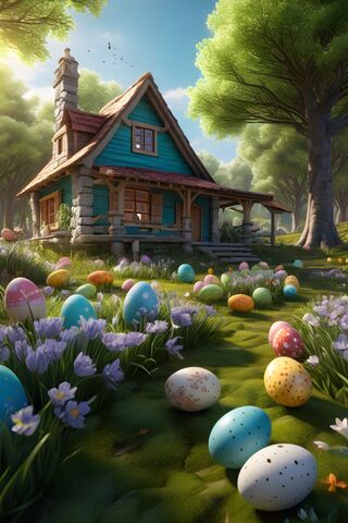 A House With A Yard Ful..
